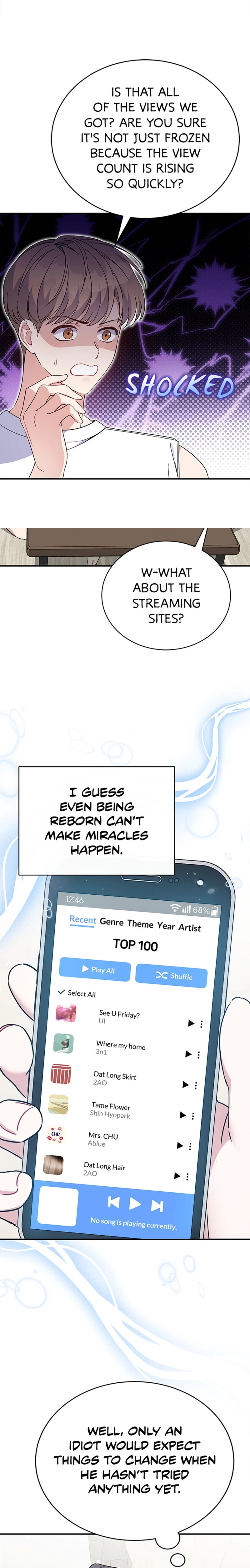 A Blank Slate Regression for the Origin-Lost Idol Chapter 3, page 12 of 24