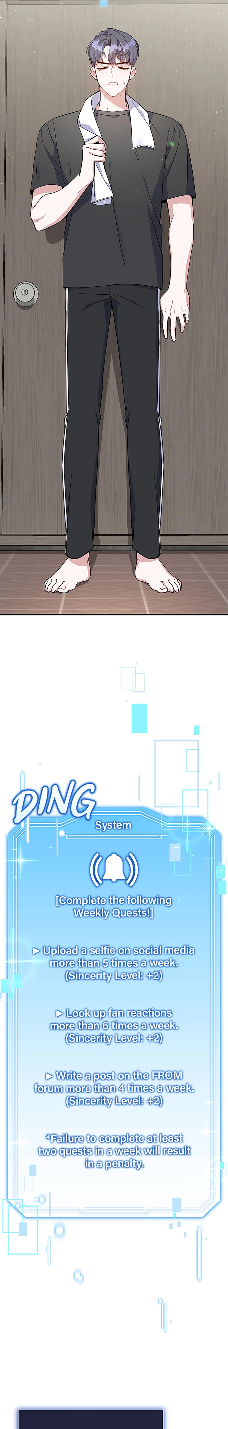 A Blank Slate Regression for the Origin-Lost Idol Chapter 3, page 22 of 24