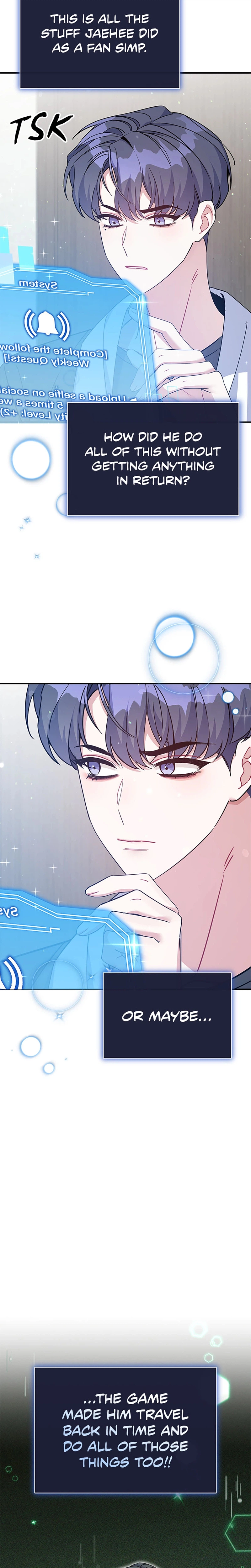 A Blank Slate Regression for the Origin-Lost Idol Chapter 3, page 23 of 24