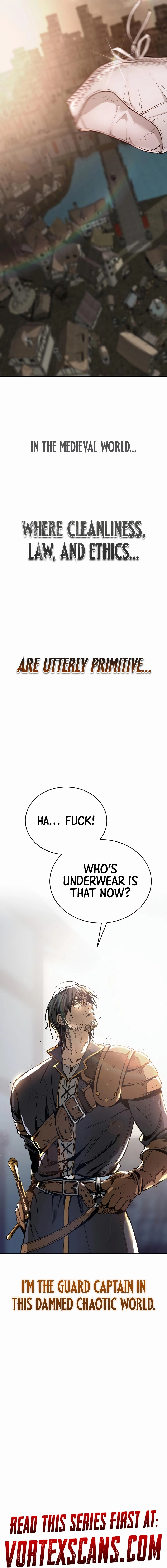 A Rogue Guard in a Medieval Fantasy Chapter 1, page 47 of 48