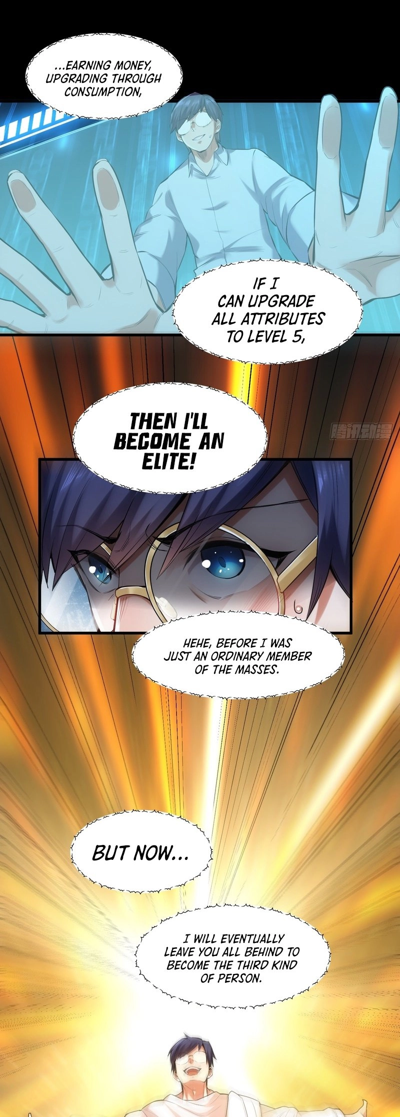 After Rebirth: Upgrading Through Consumption Chapter 1, page 34 of 55