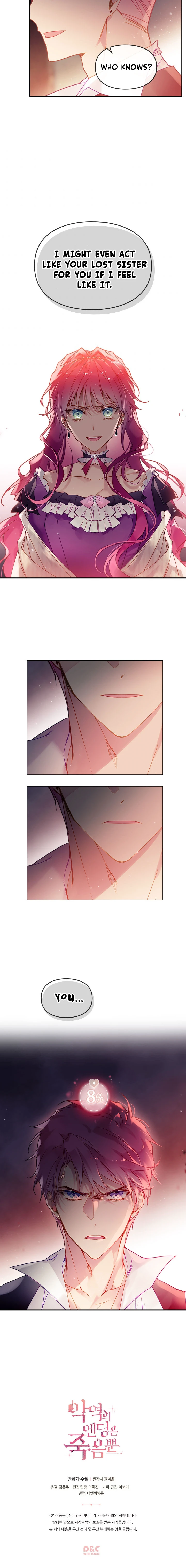 Death Is the Only Ending for the Villainess Chapter 43, page 8 of 9