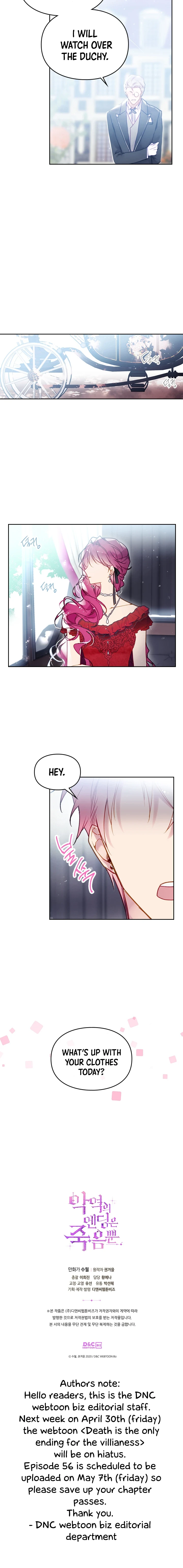 Death Is the Only Ending for the Villainess Chapter 55, page 10 of 11