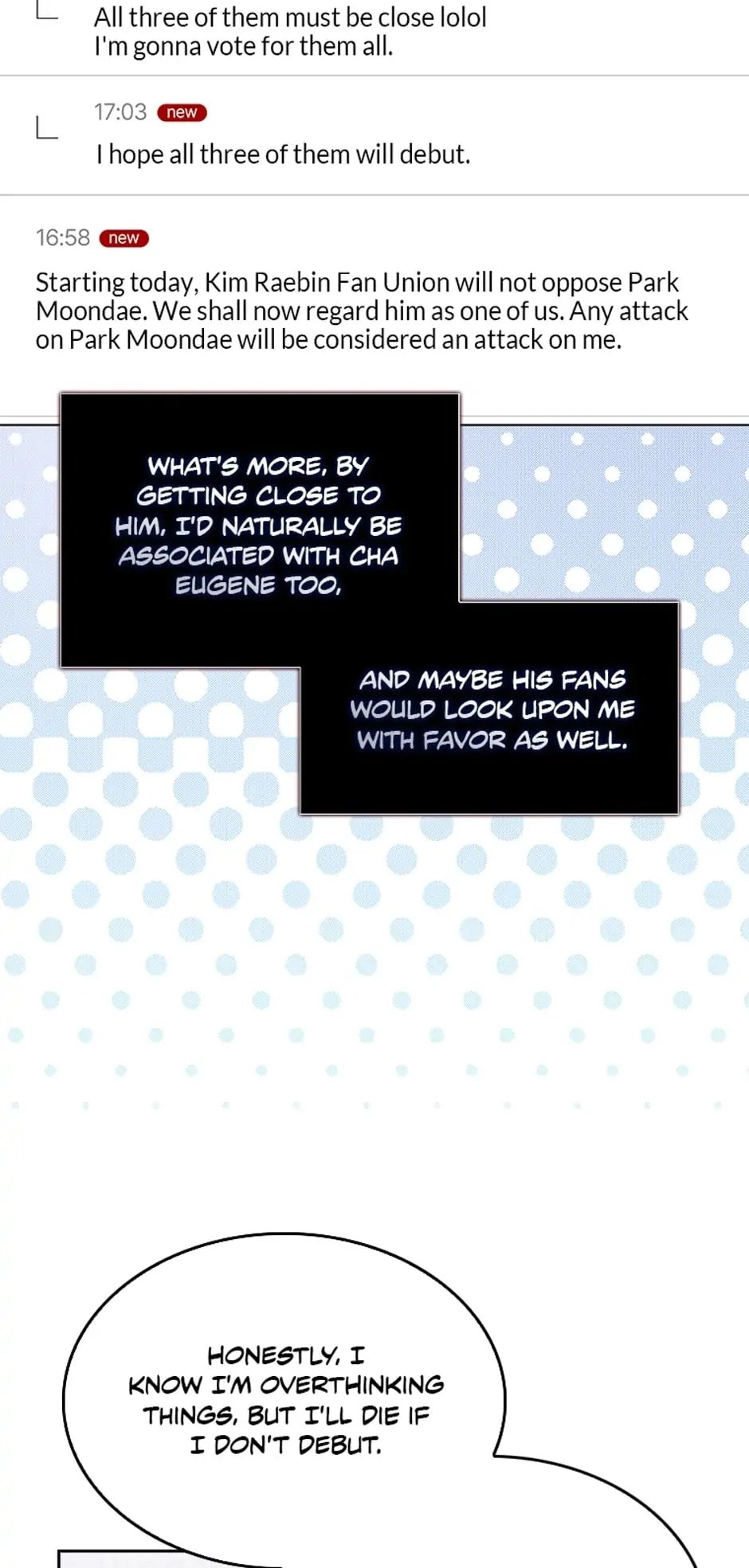 Debut or Die! Chapter 31, page 60 of 82