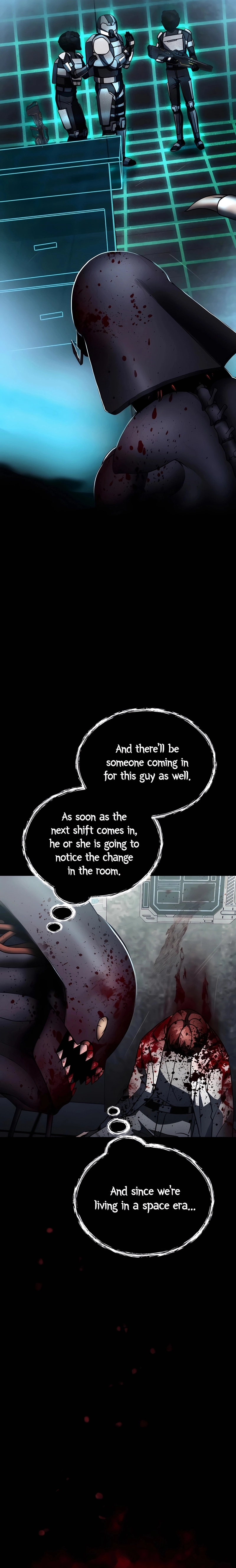 Evolution: Road to Space Monster Chapter 14, page 15 of 18
