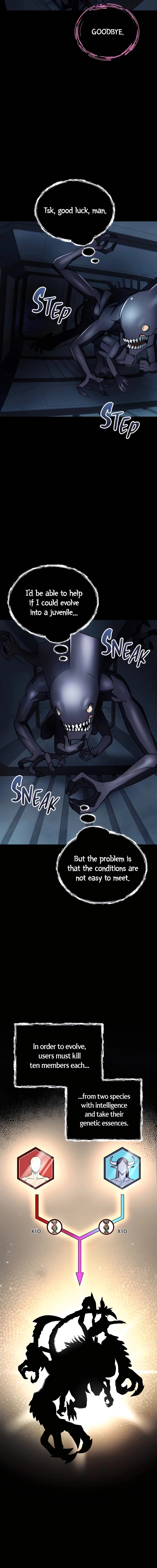 Evolution: Road to Space Monster Chapter 20, page 13 of 17