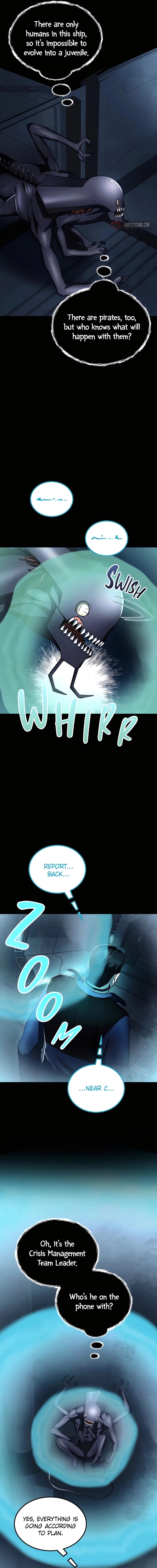 Evolution: Road to Space Monster Chapter 20, page 14 of 17