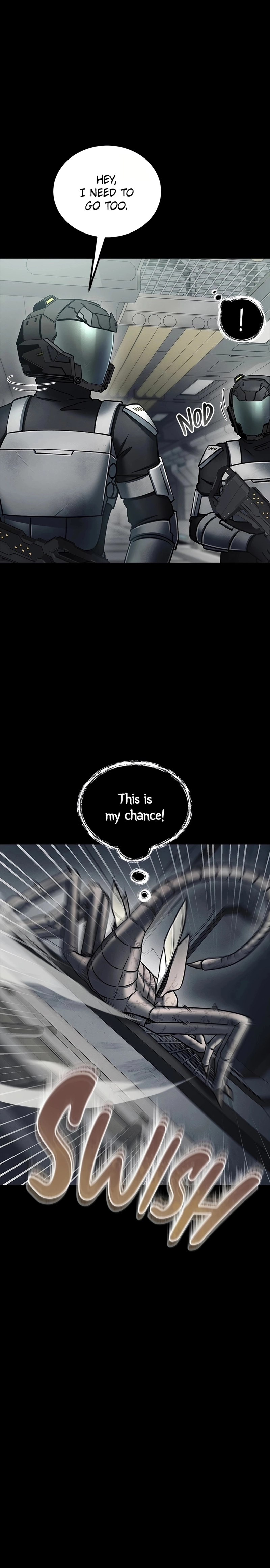 Evolution: Road to Space Monster Chapter 9, page 13 of 15