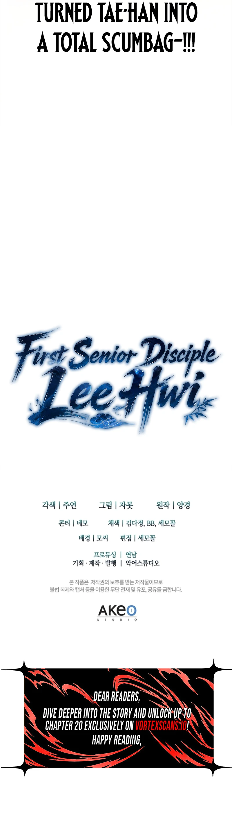 First Senior Disciple Lee Hwi Chapter 18, page 23 of 23