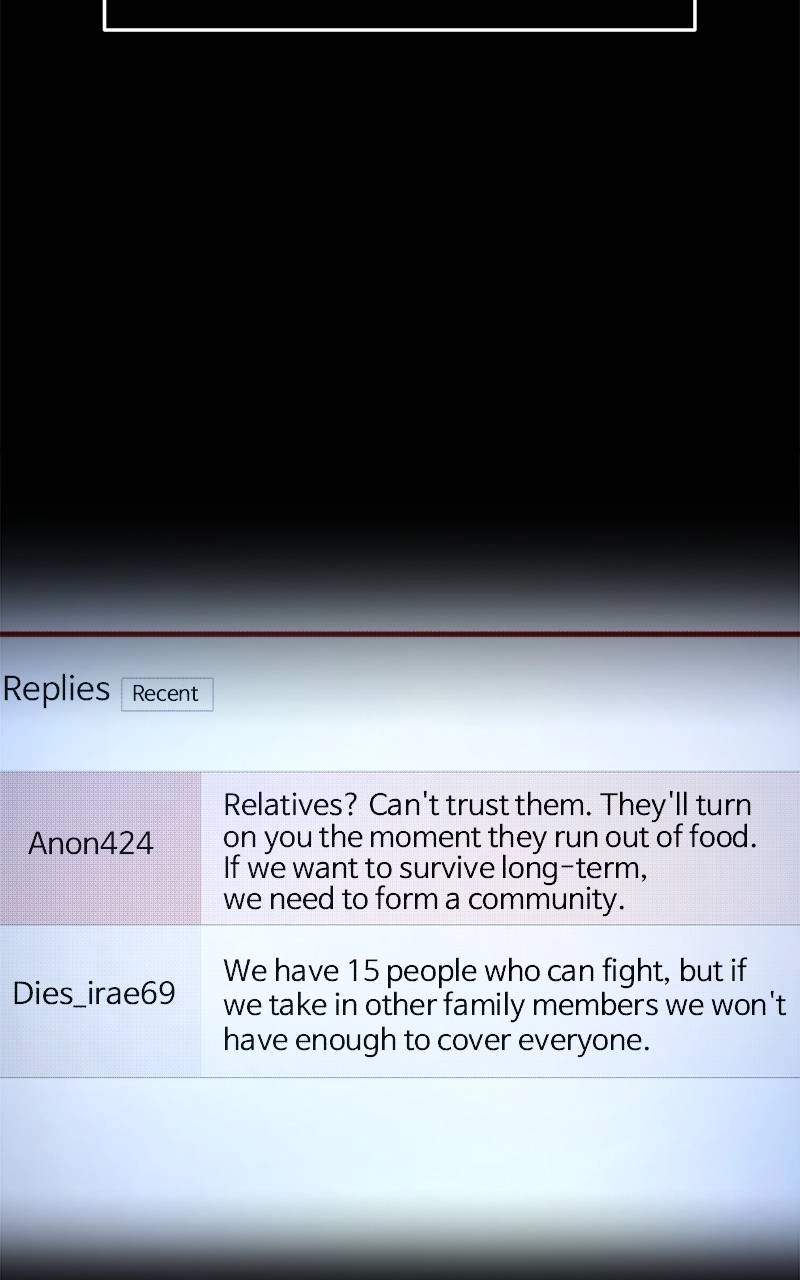 Hiding Out in an Apocalypse Chapter 4, page 43 of 113
