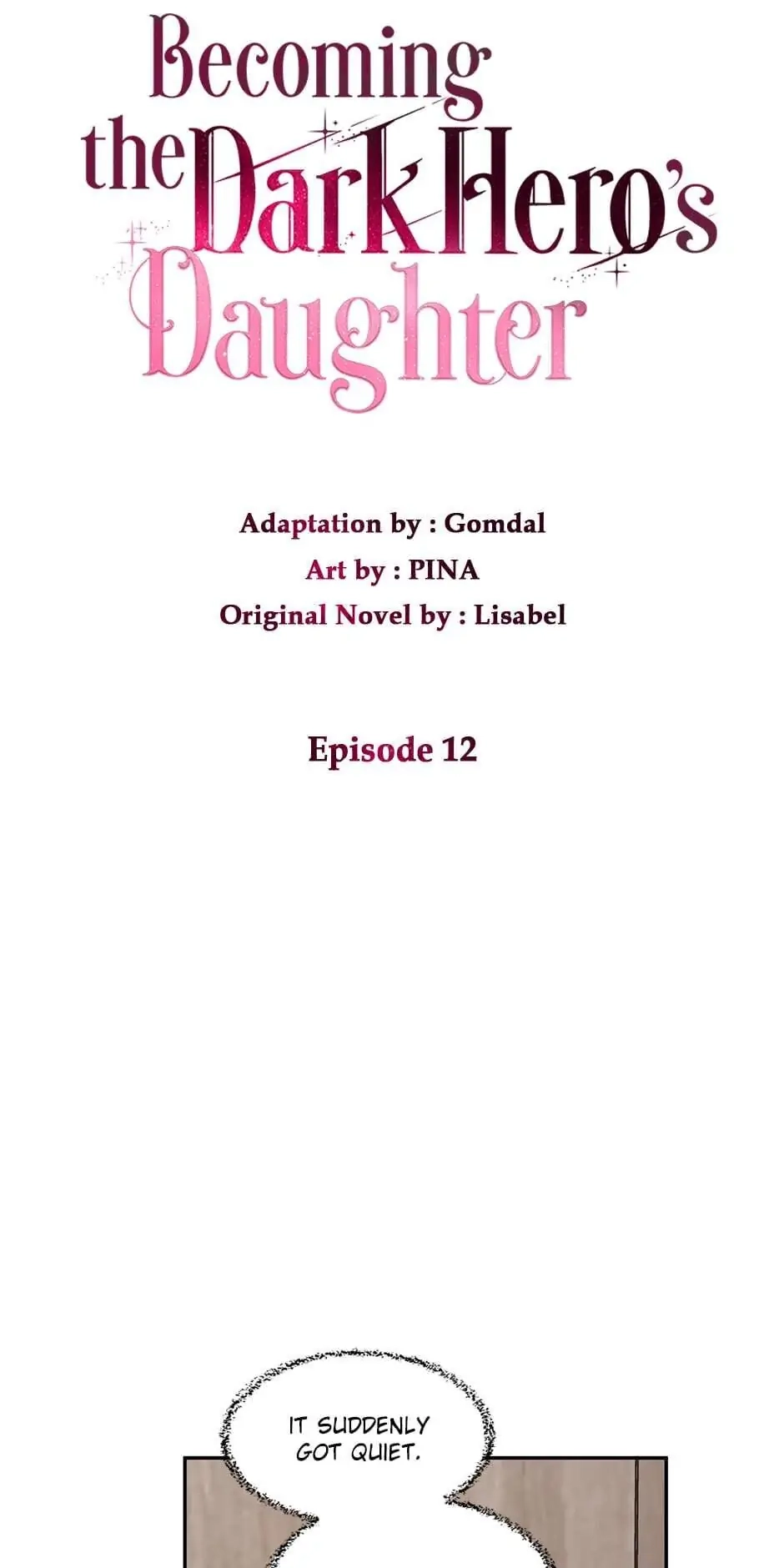 How to Be a Dark Hero's Daughter Chapter 12, page 27 of 63