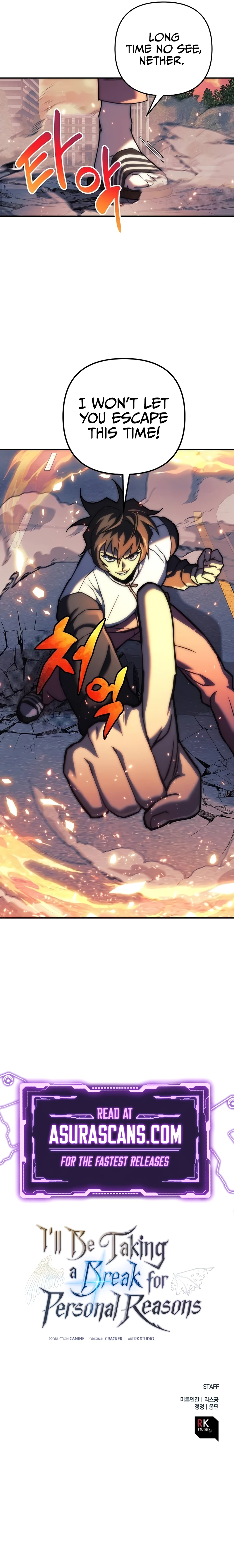 I’ll Be Taking A Break For Personal Reasons Chapter 109, page 13 of 13
