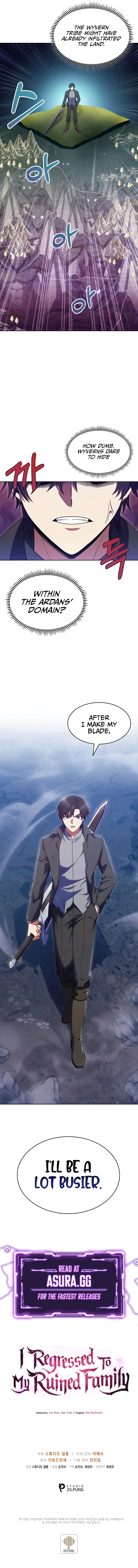 I Regressed to My Ruined Family Chapter 25, page 12 of 13