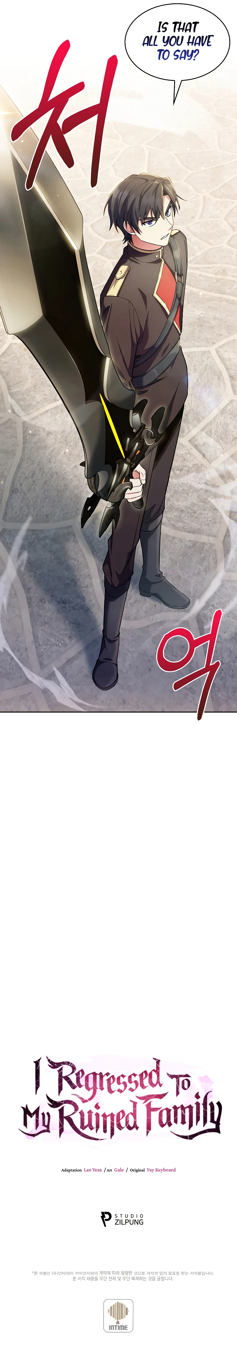 I Regressed to My Ruined Family Chapter 29, page 12 of 13
