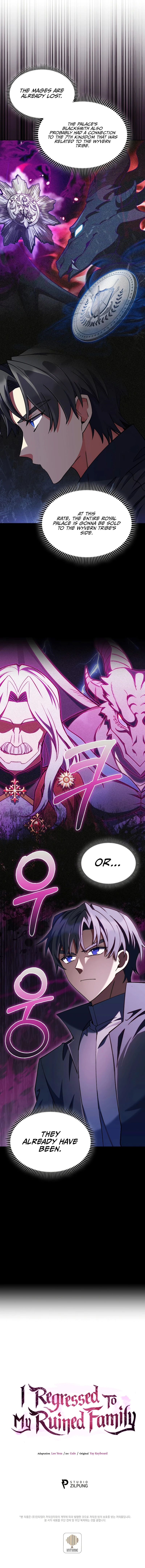 I Regressed to My Ruined Family Chapter 45, page 15 of 16
