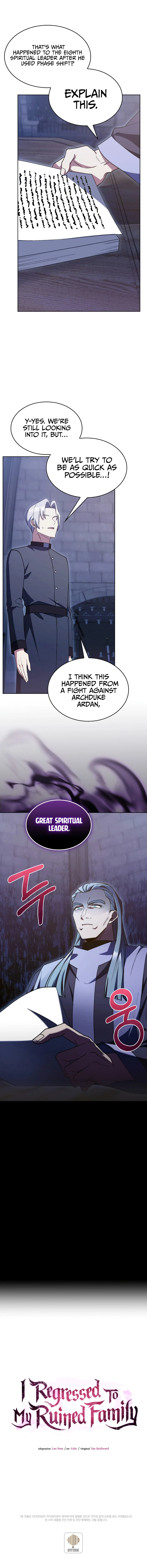 I Regressed to My Ruined Family Chapter 53, page 18 of 18