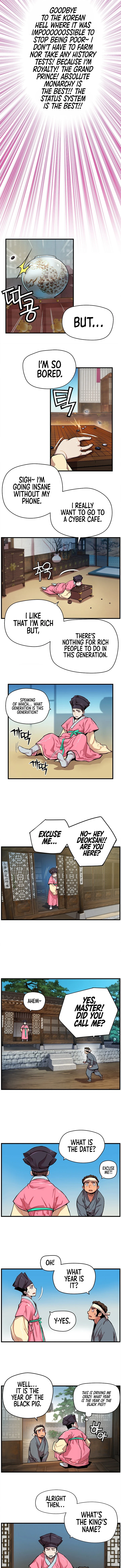 I Shall Live As a Prince Chapter 1, page 7 of 12