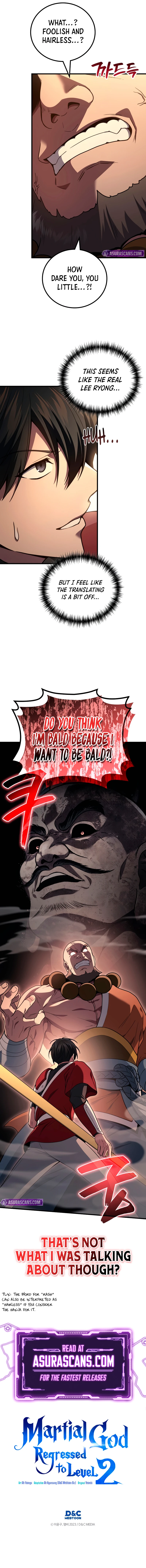 Martial God Regressed to Level 2 Chapter 109, page 11 of 11