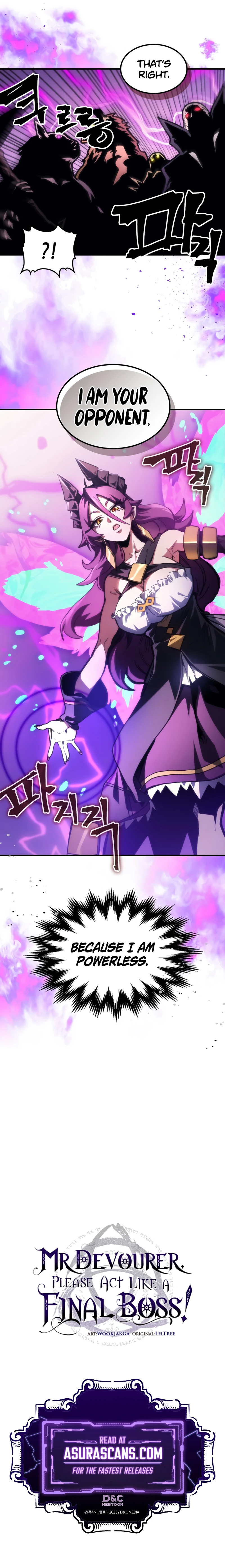 Mr Devourer, Please Act Like a Final Boss Chapter 107, page 9 of 9