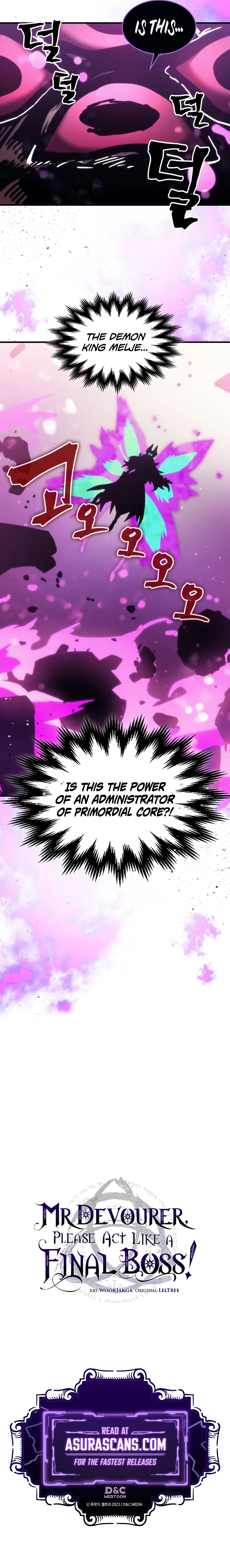 Mr Devourer, Please Act Like a Final Boss Chapter 108, page 8 of 8