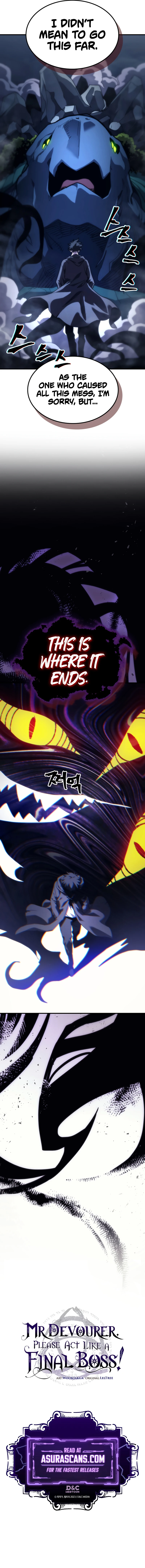 Mr Devourer, Please Act Like a Final Boss Chapter 118, page 9 of 9