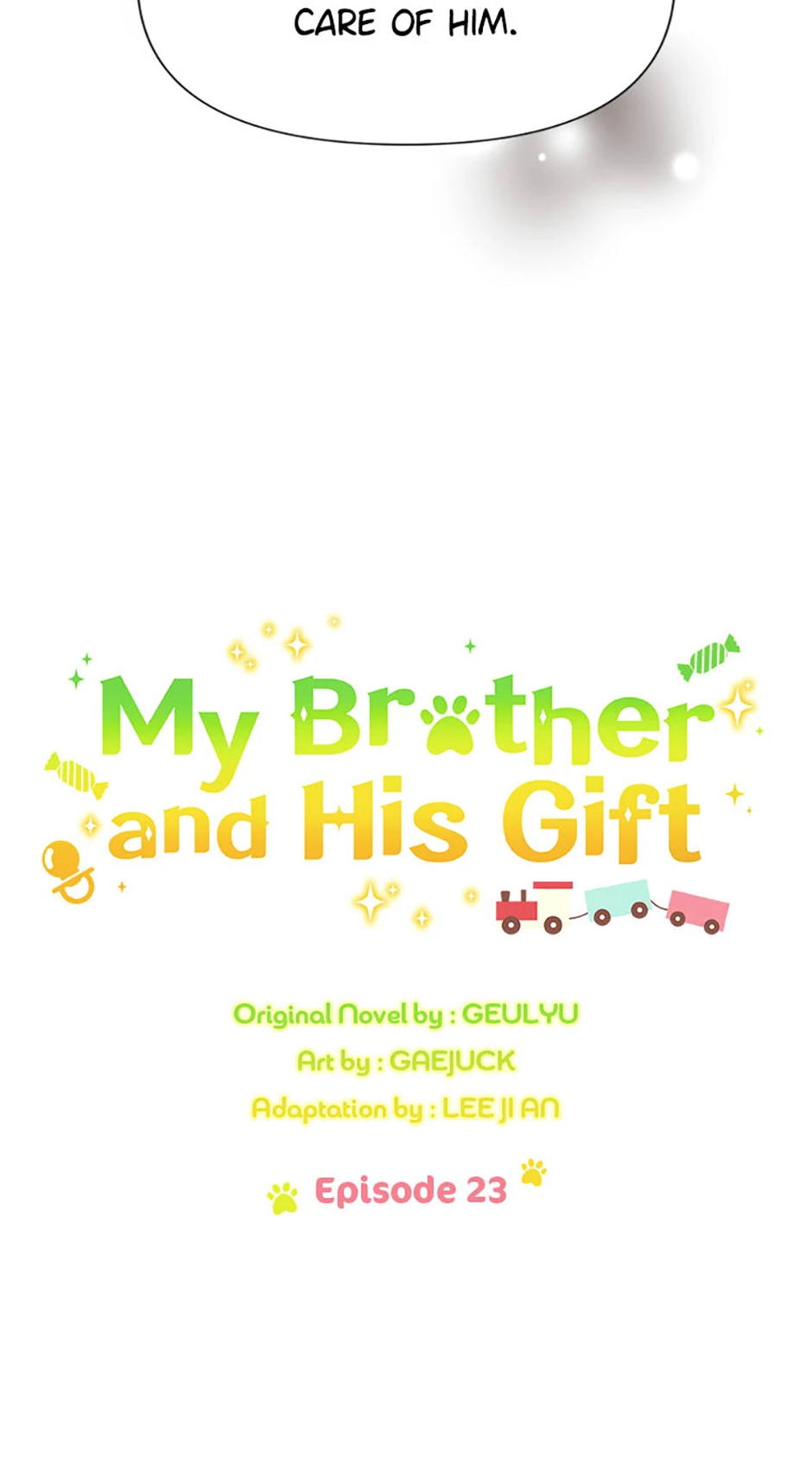 My Brother and His Gift Chapter 23, page 22 of 81