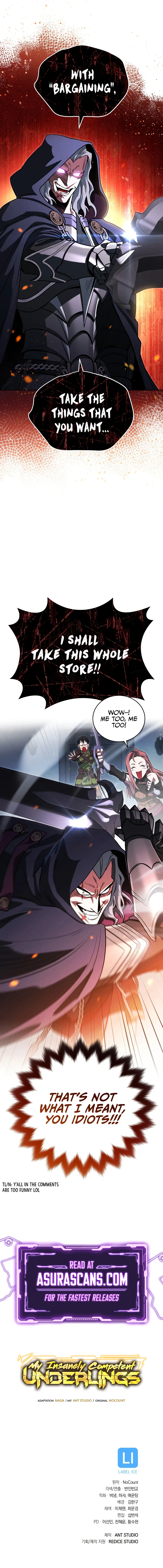 My Insanely Competent Underlings Chapter 19, page 12 of 13