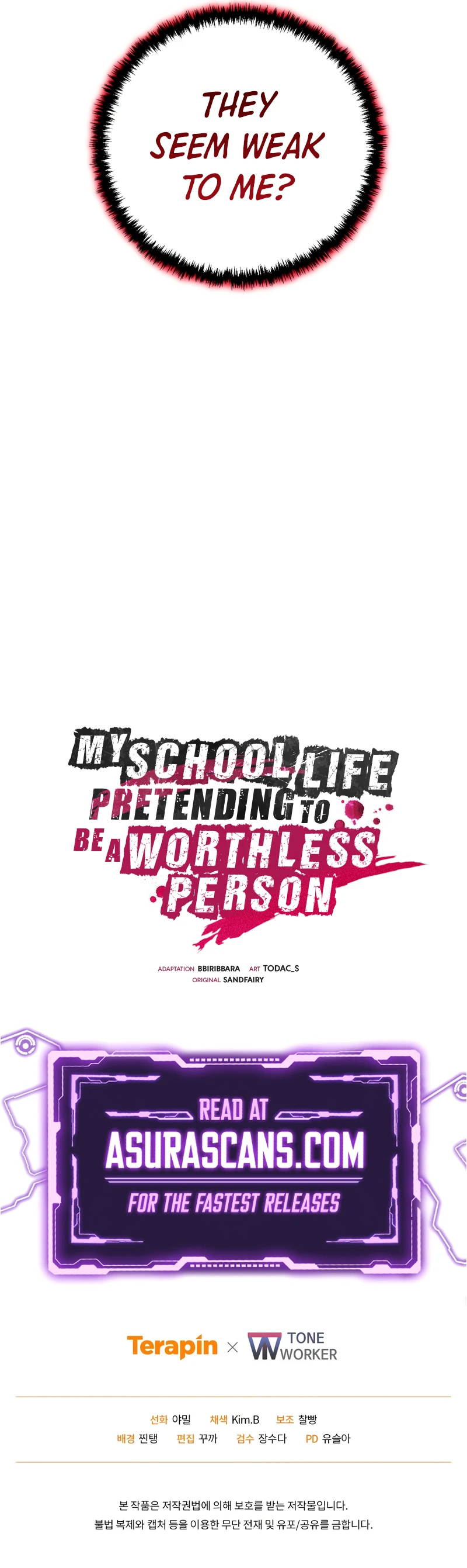My School Life Pretending To Be a Worthless Person Chapter 112, page 15 of 15