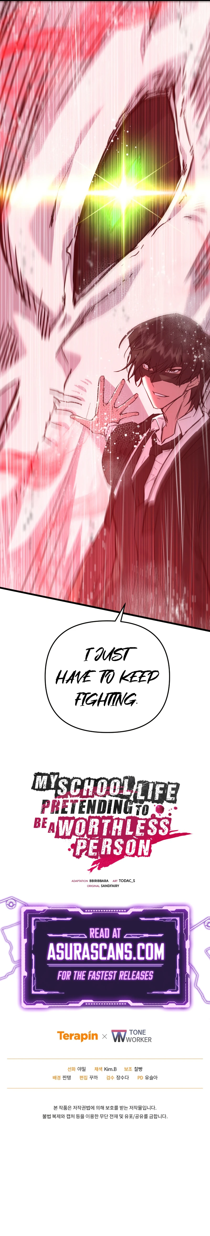 My School Life Pretending To Be a Worthless Person Chapter 113, page 16 of 16