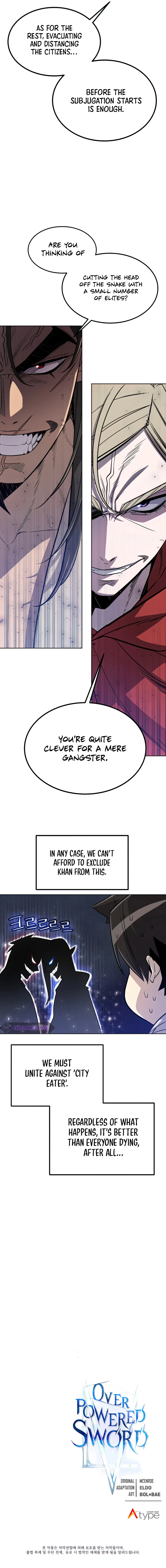 Overpowered Sword Chapter 31, page 13 of 14