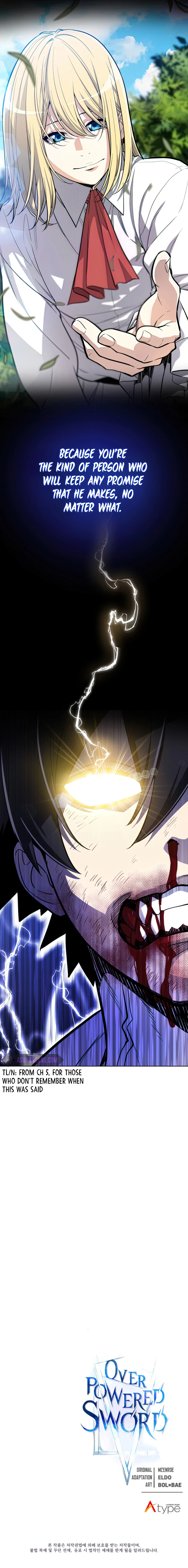Overpowered Sword Chapter 40, page 12 of 13