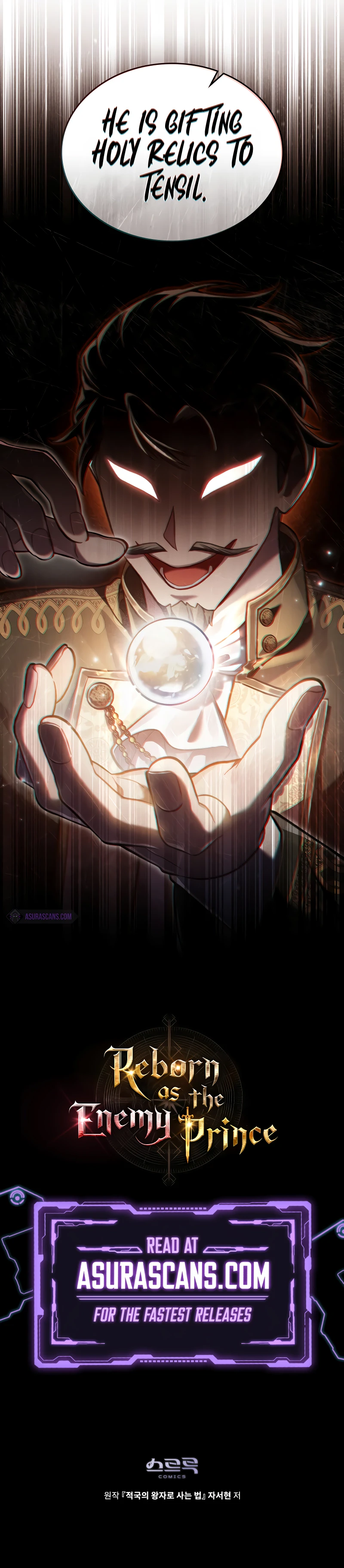 Reborn as the Enemy Prince Chapter 40, page 10 of 10