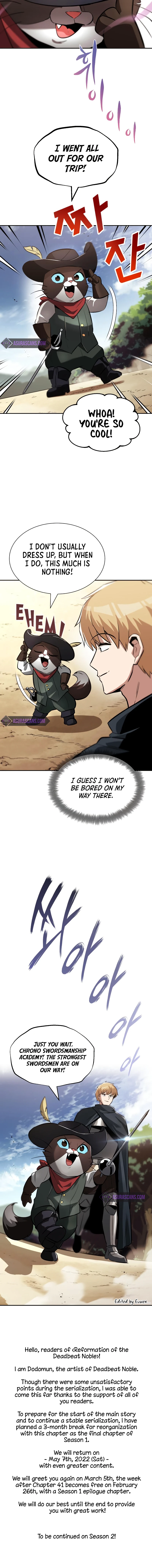Reformation of the Deadbeat Noble Chapter 41, page 11 of 12