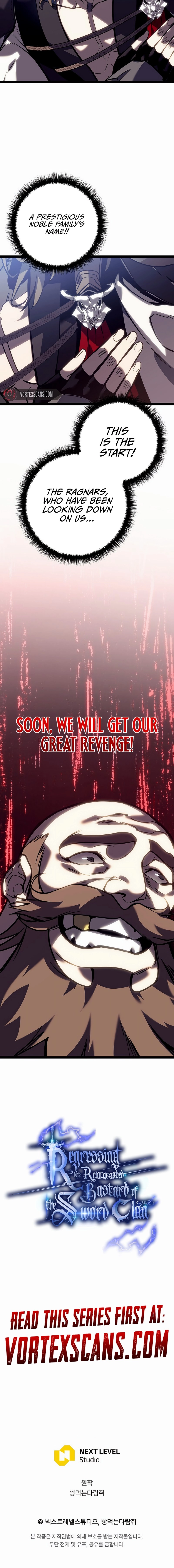 Regressing as the Reincarnated Bastard of the Sword Clan Chapter 49, page 25 of 25