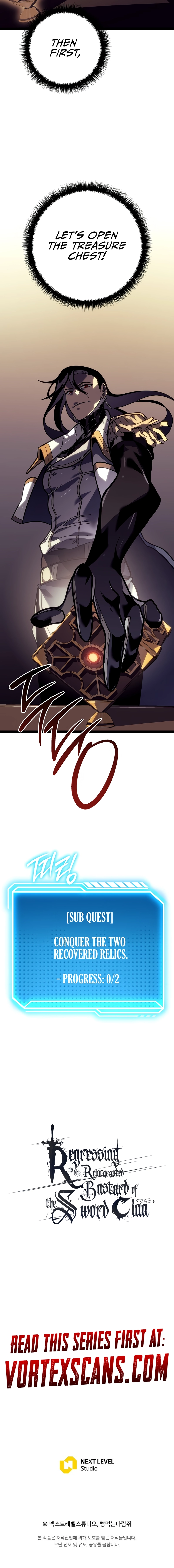 Regressing as the Reincarnated Bastard of the Sword Clan Chapter 55, page 27 of 27