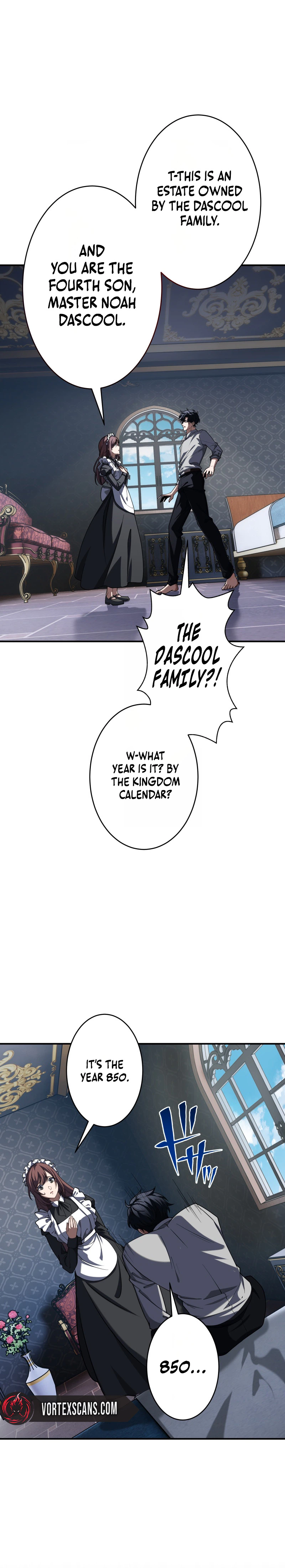 Reincarnated as the Youngest Son of a Demon Swordsman Family Chapter 1, page 32 of 41