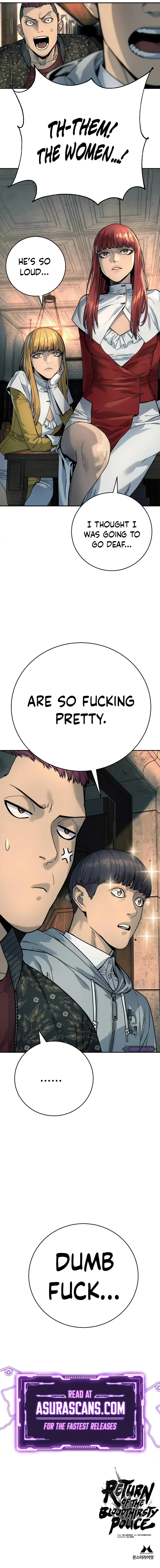 Return of the Bloodthirsty Police Chapter 43, page 16 of 16