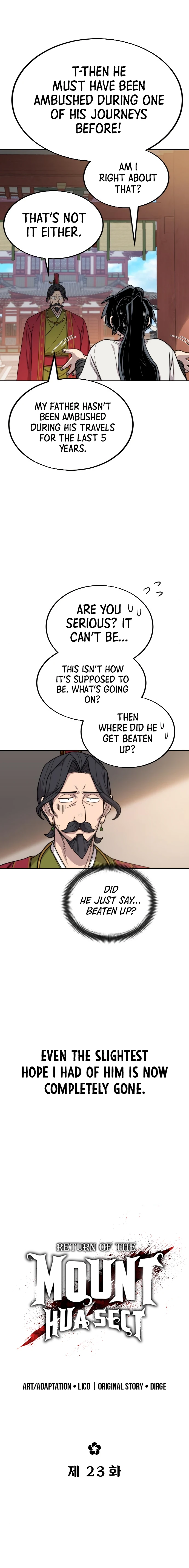 Return of the Mount Hua Sect Chapter 23, page 9 of 22