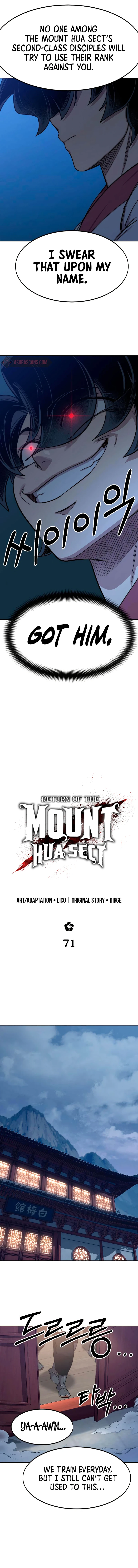 Return of the Mount Hua Sect Chapter 71, page 9 of 20