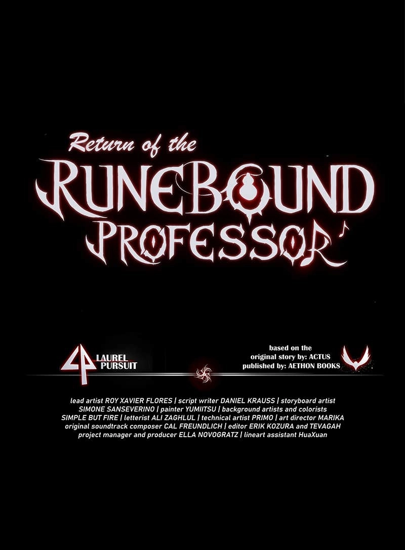 Return of the Runebound Professor Chapter 44, page 130 of 130