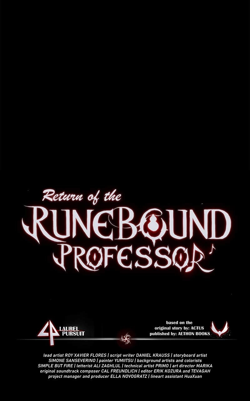 Return of the Runebound Professor Chapter 48, page 137 of 138