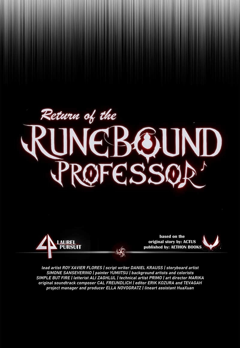 Return of the Runebound Professor Chapter 51, page 131 of 131