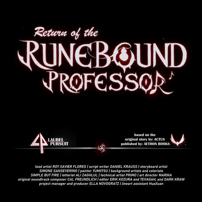 Return of the Runebound Professor Chapter 54, page 129 of 129