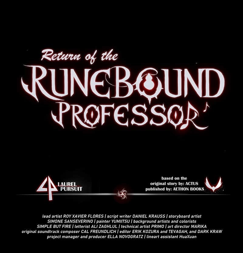Return of the Runebound Professor Chapter 57, page 145 of 145