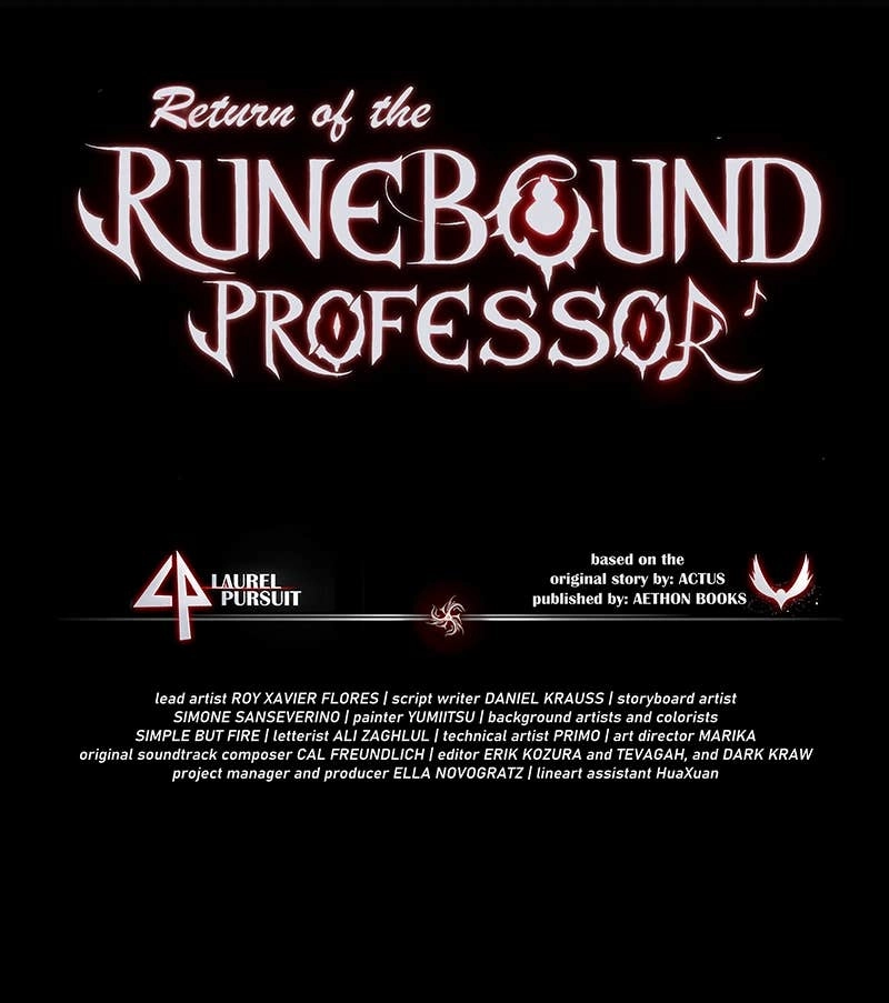 Return of the Runebound Professor Chapter 58, page 116 of 116