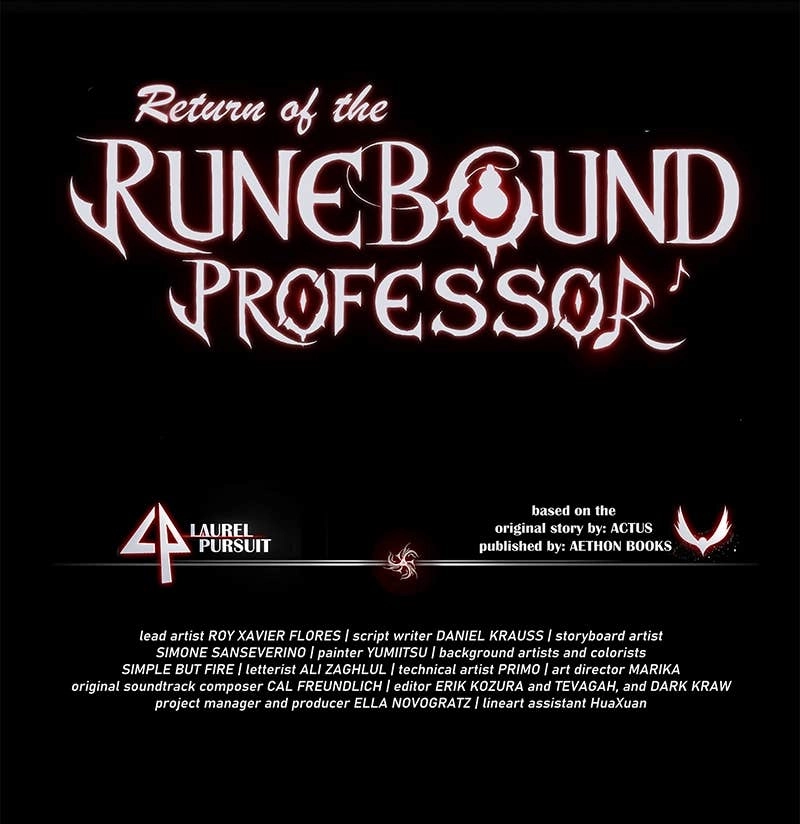 Return of the Runebound Professor Chapter 61, page 130 of 130