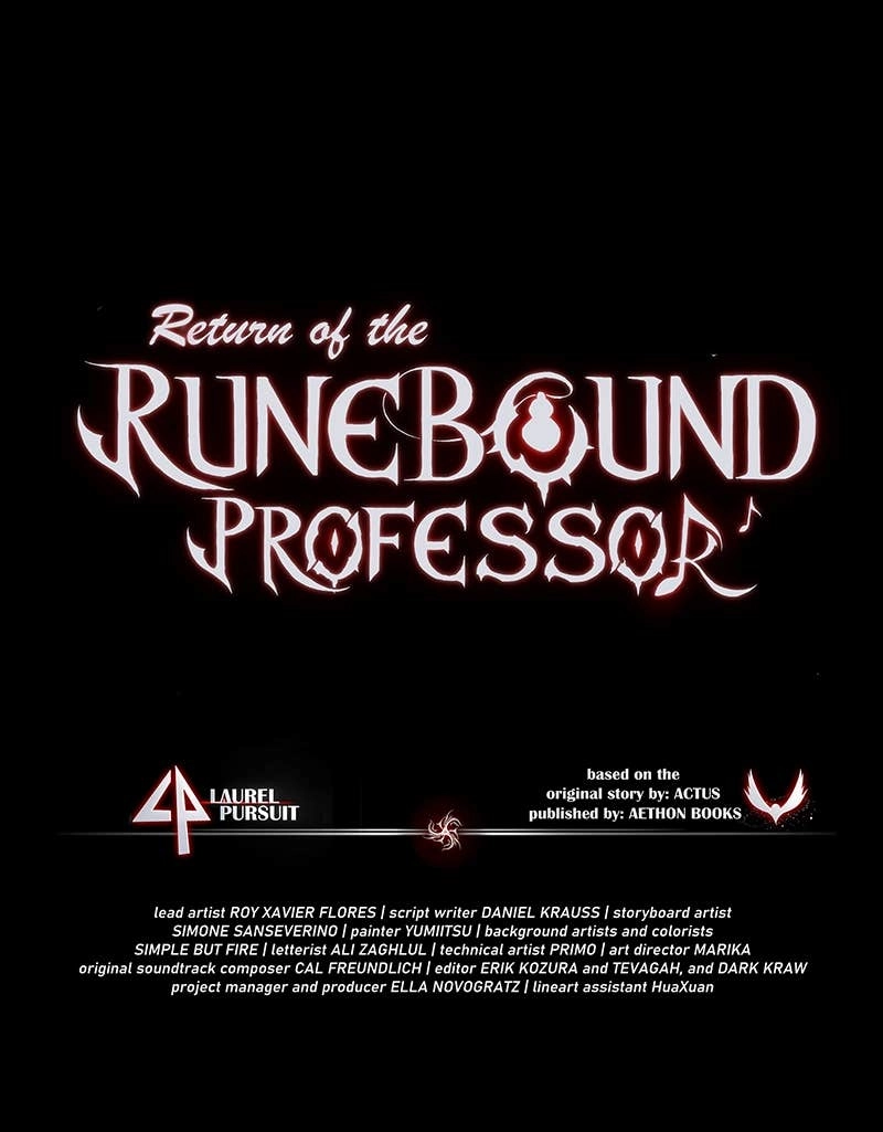 Return of the Runebound Professor Chapter 62, page 131 of 131