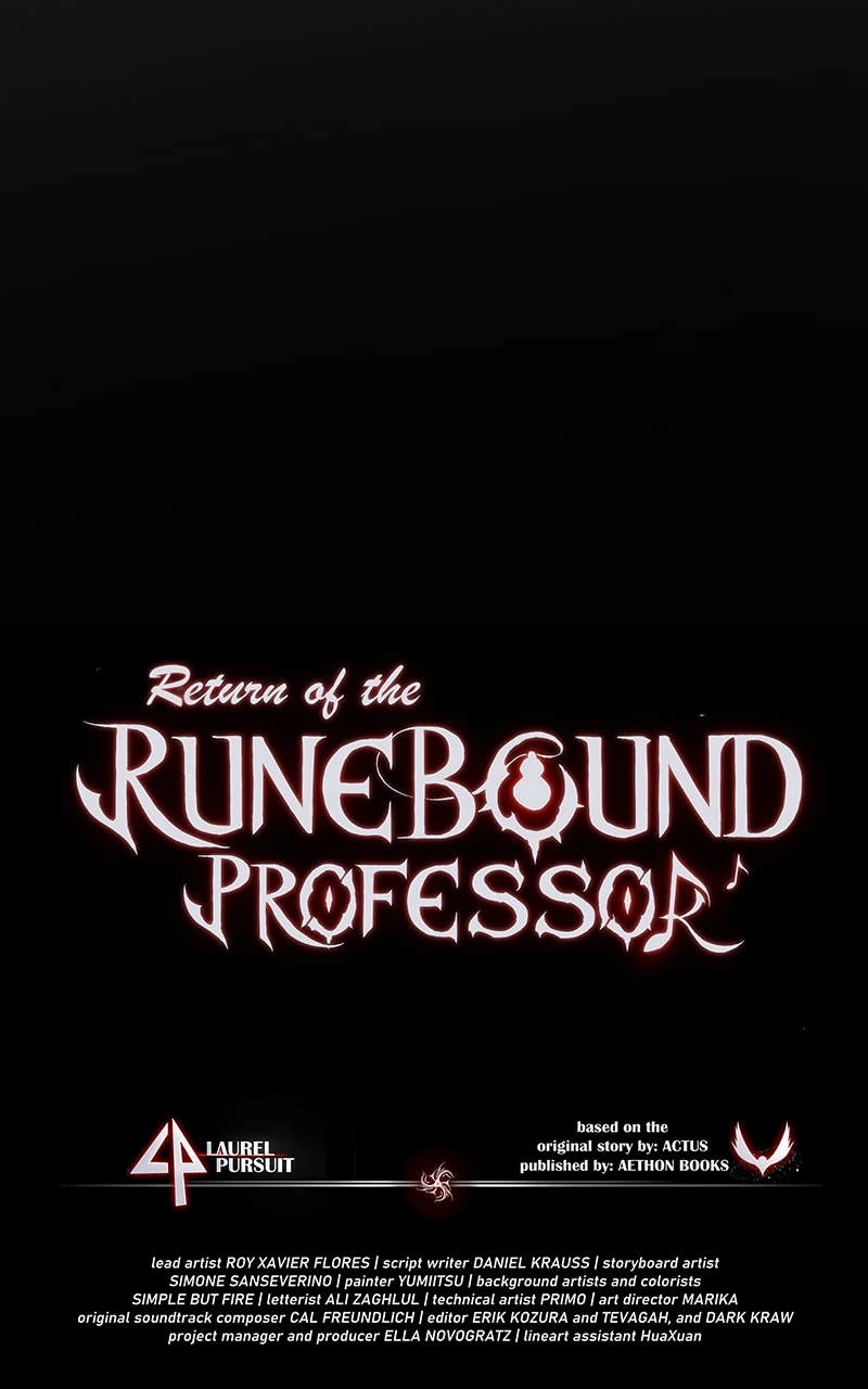 Return of the Runebound Professor Chapter 69, page 141 of 142