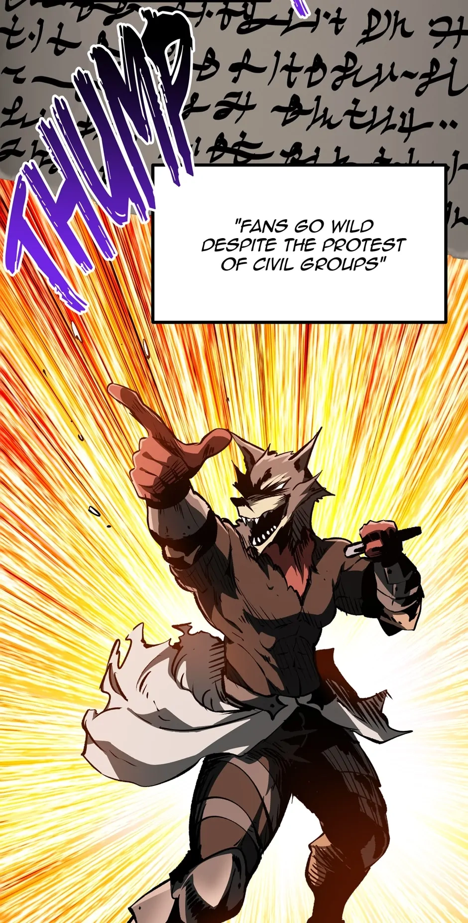 Survival Story of a Sword King in a Fantasy World Chapter 190, page 9 of 100