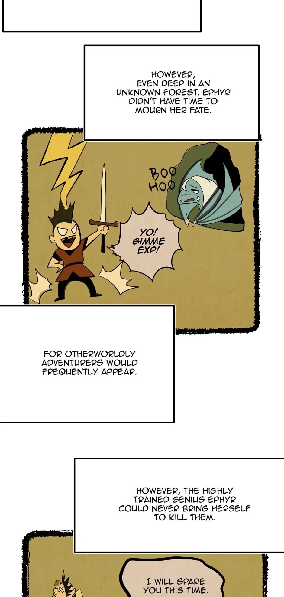 Survival Story of a Sword King in a Fantasy World Chapter 4, page 33 of 83